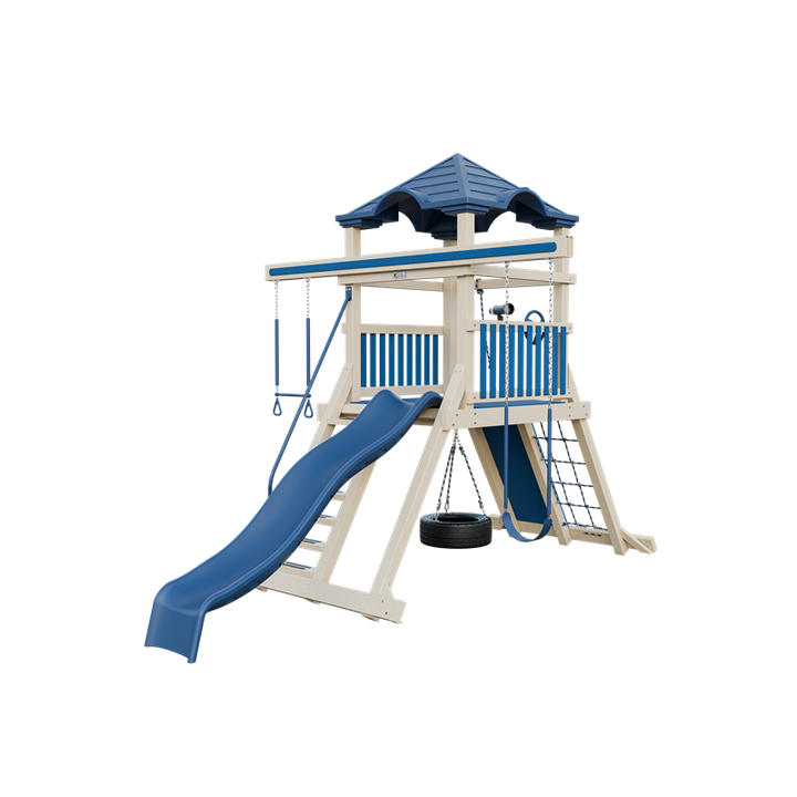 Swing Kingdom Mountaineer Climber 55 Residential Vinyl Playset