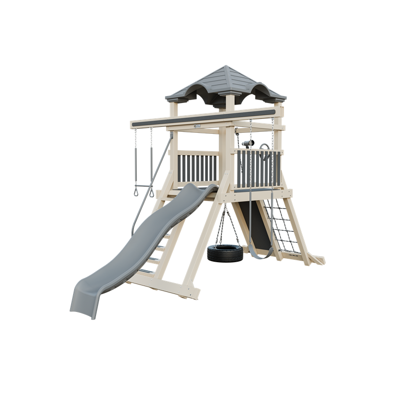Swing Kingdom Mountaineer Climber 55 Residential Vinyl Playset