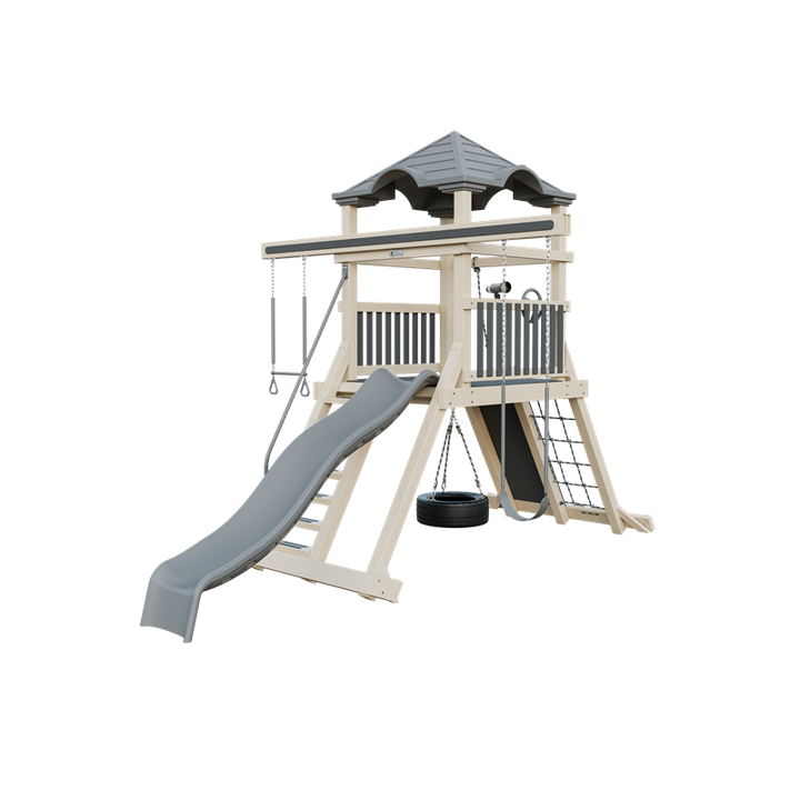 Swing Kingdom Mountaineer Climber 55 Residential Vinyl Playset