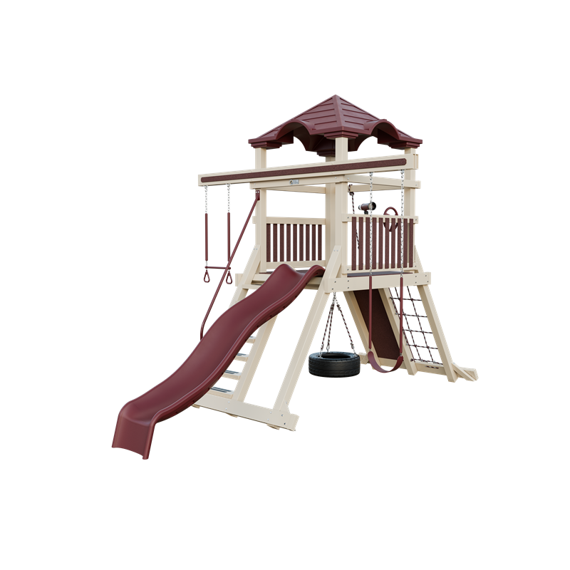 Swing Kingdom Mountaineer Climber 55 Residential Vinyl Playset
