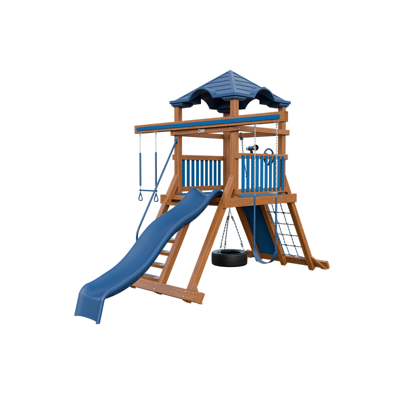 Swing Kingdom Mountaineer Climber 55 Residential Vinyl Playset