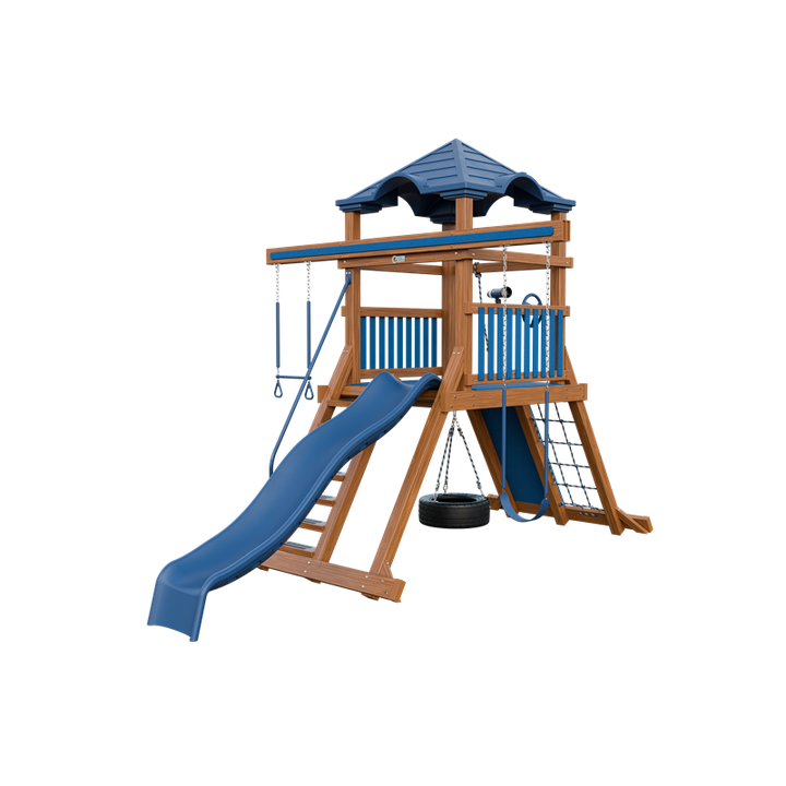Swing Kingdom Mountaineer Climber 55 Residential Vinyl Playset