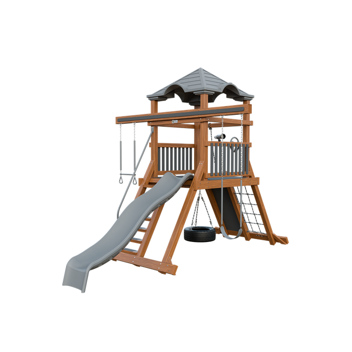 Swing Kingdom Mountaineer Climber 55 Residential Vinyl Playset
