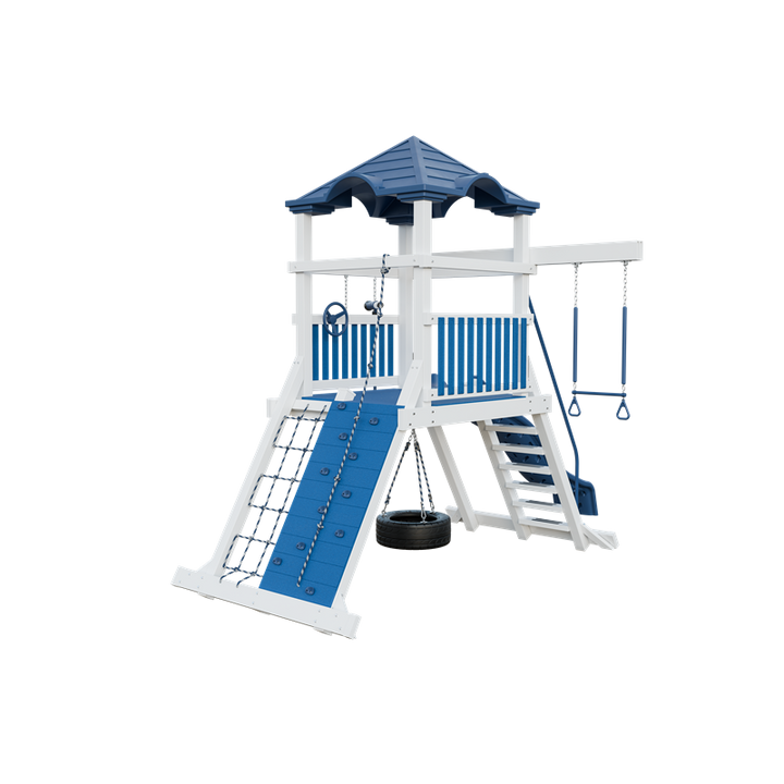 Swing Kingdom Mountaineer Climber 55 Residential Vinyl Playset