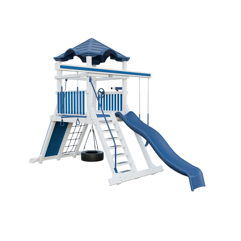 Swing Kingdom Mountaineer Climber 55 Residential Vinyl Playset
