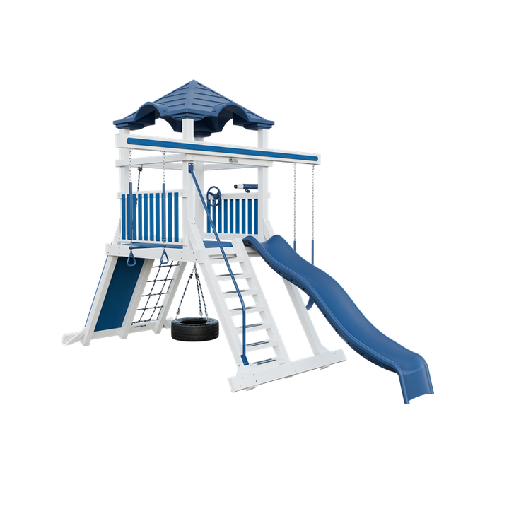 Swing Kingdom Mountaineer Climber 55 Residential Vinyl Playset