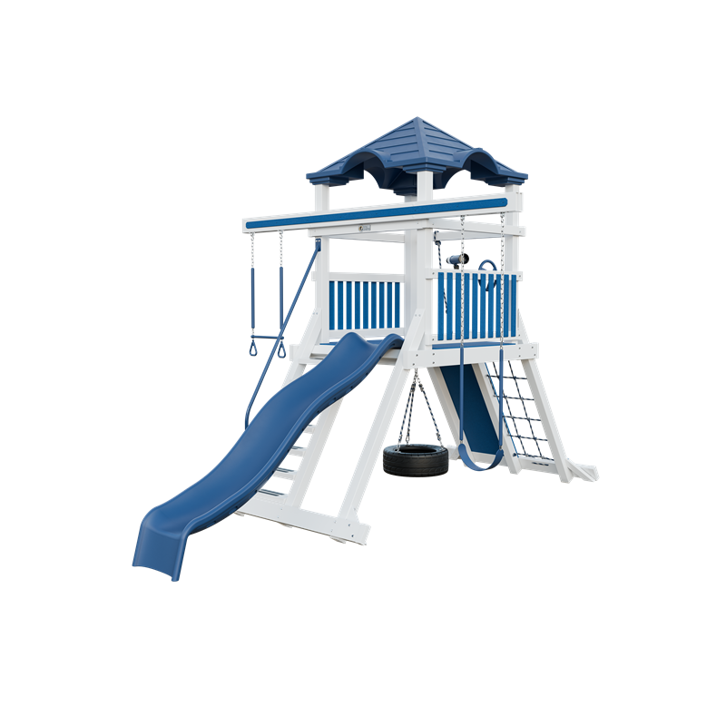 Swing Kingdom Mountaineer Climber 55 Residential Vinyl Playset