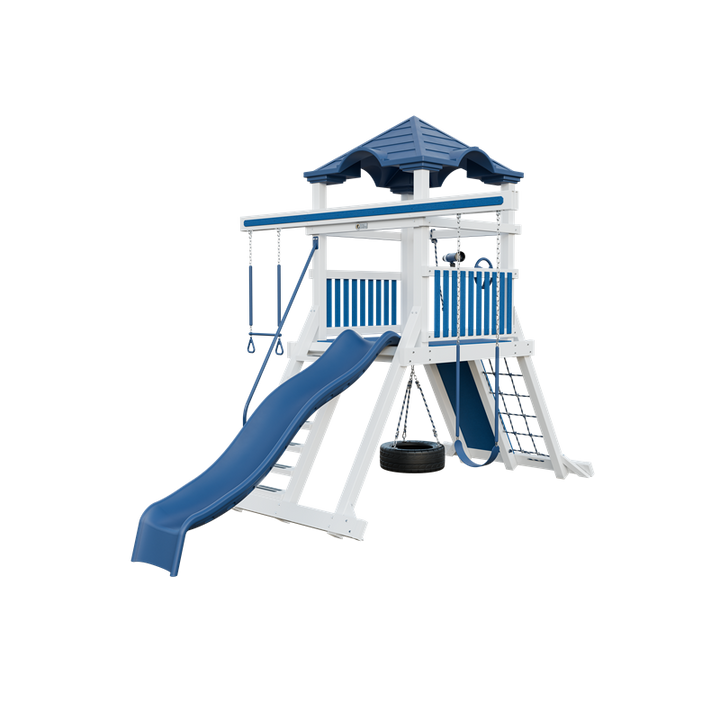 Swing Kingdom Mountaineer Climber 55 Residential Vinyl Playset
