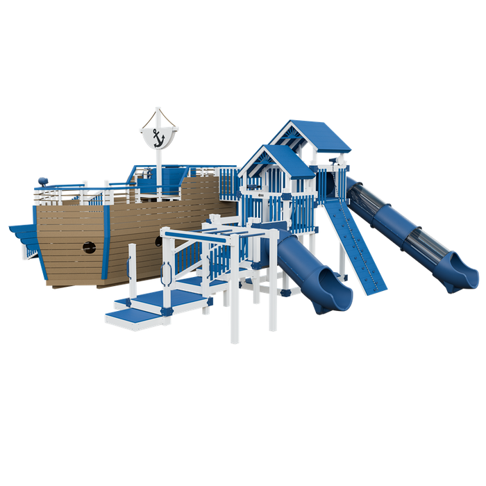Swing Kingdom Adventure Buccaneer Residential Vinyl Playset