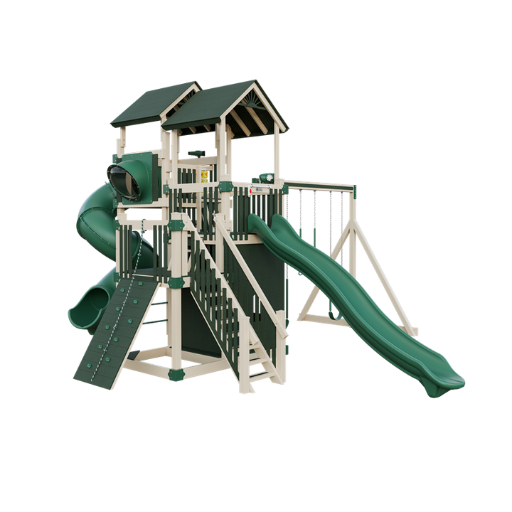 Swing Kingdom Adventure Summit Residential Vinyl Playset