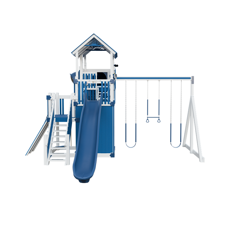 Swing Kingdom Adventure Summit Residential Vinyl Playset