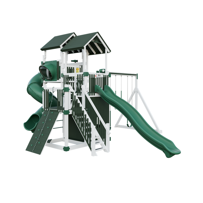 Swing Kingdom Adventure Summit Residential Vinyl Playset