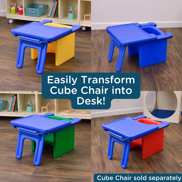 Children's Factory Edutray® Desk for Cube Chair- Space Saving 1188
