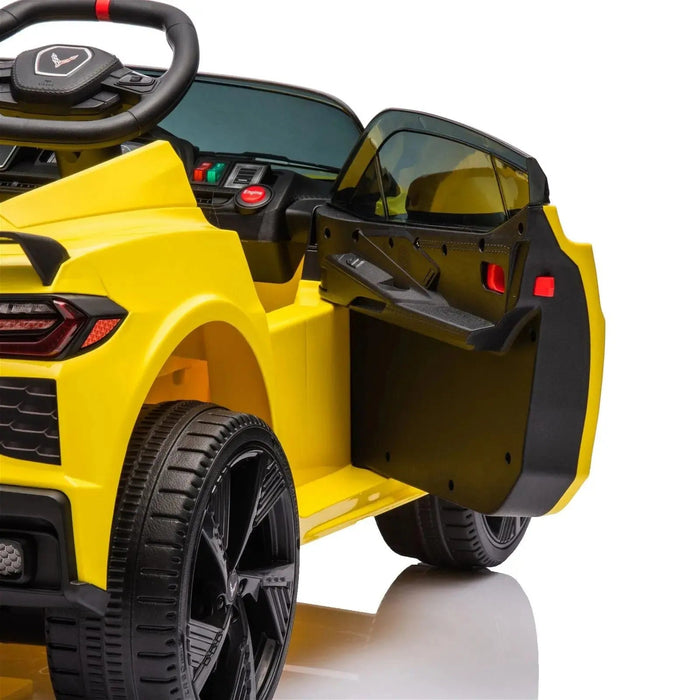 Freddo Toys 12V Chevrolet Corvette C8 Stingray 1-Seater Kids Ride-On Car FR6870