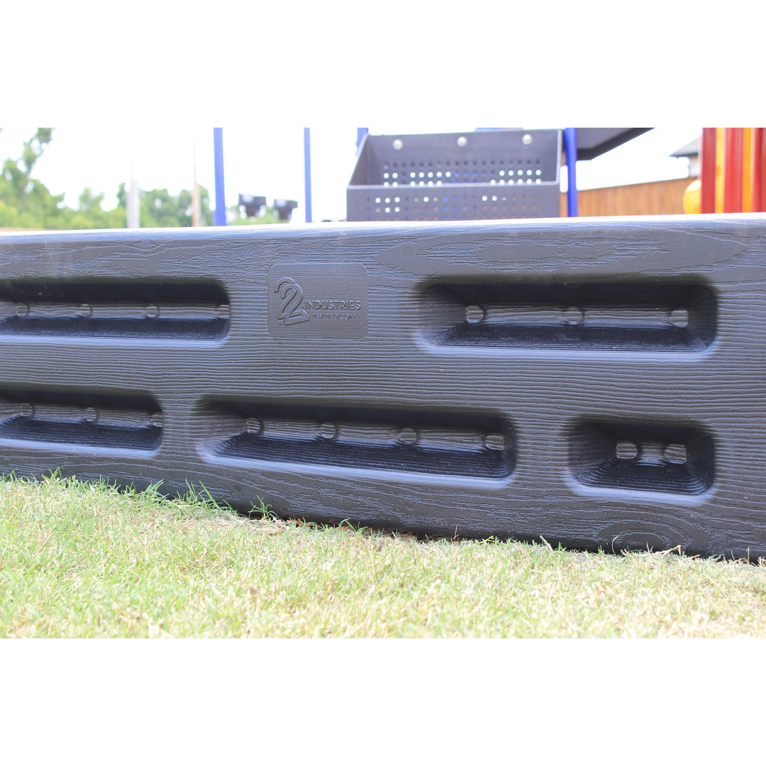 Rubber Mulch Plastic Border 12"H RP12452