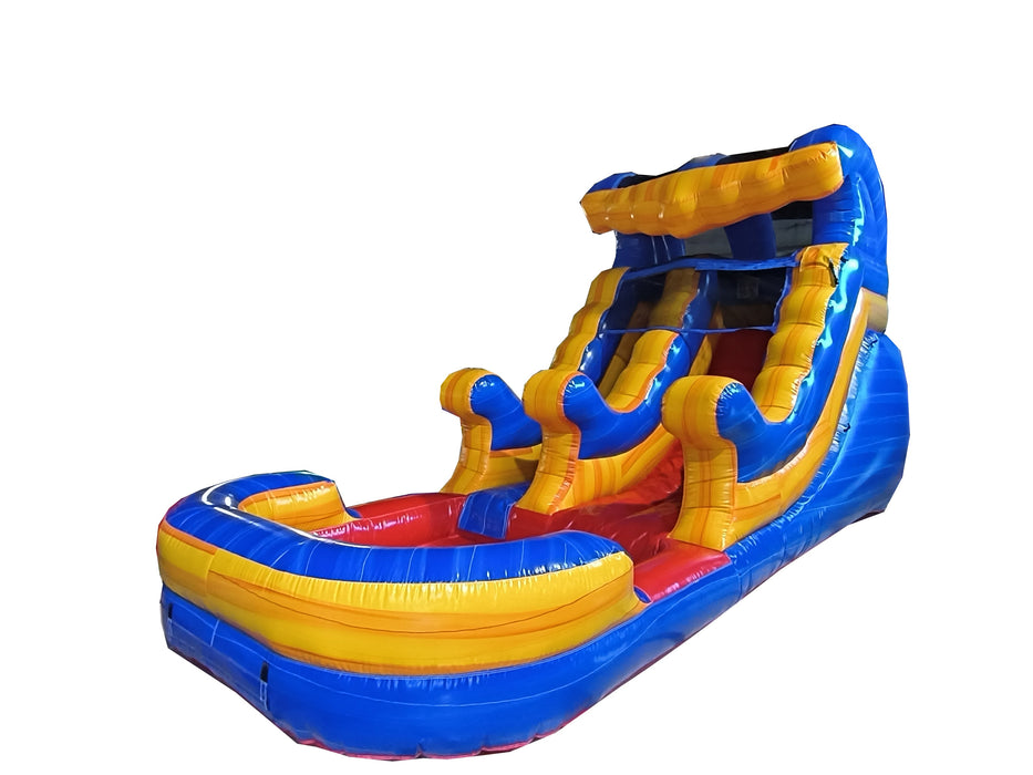 Inflateo 12ft Blue Wave Waterslide