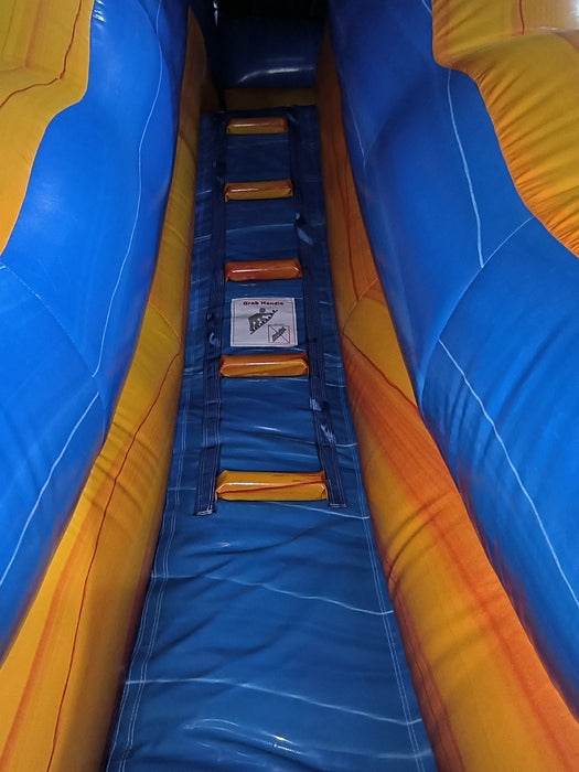 Inflateo 12ft Blue Wave Waterslide