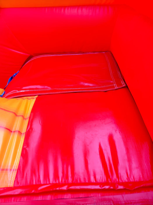 Inflateo 13ft Flame Tropical waterslide