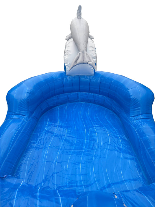 Inflateo 14ft Dolphin Splash Waterslide