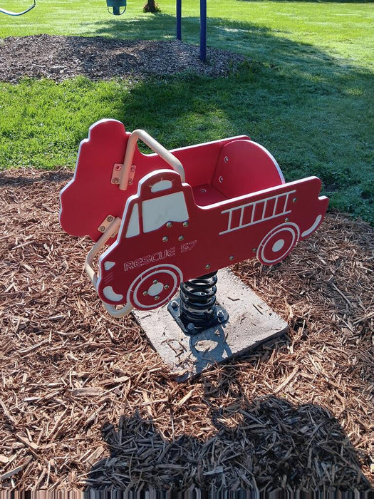 Childforms Single Seat Fire Truck Spring Rider SPR-00008