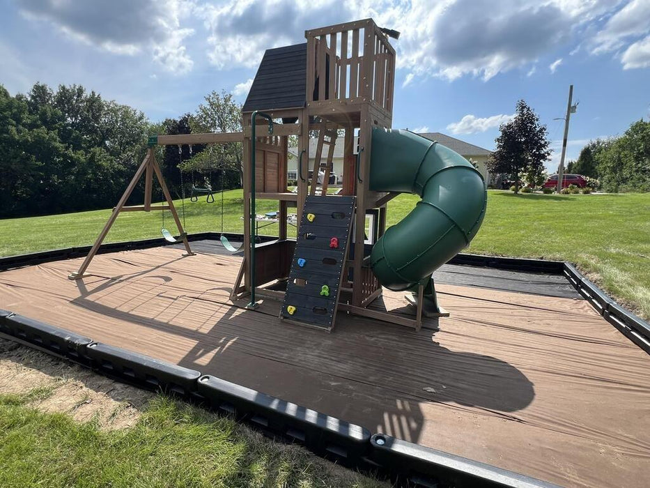 Action Play Systems 8" Playground Plastic Border with Spike APS-Border8