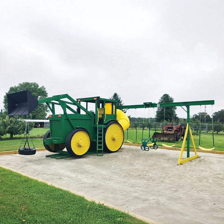 Kinzerbilt Wood Farm Big Green Tractor 1800