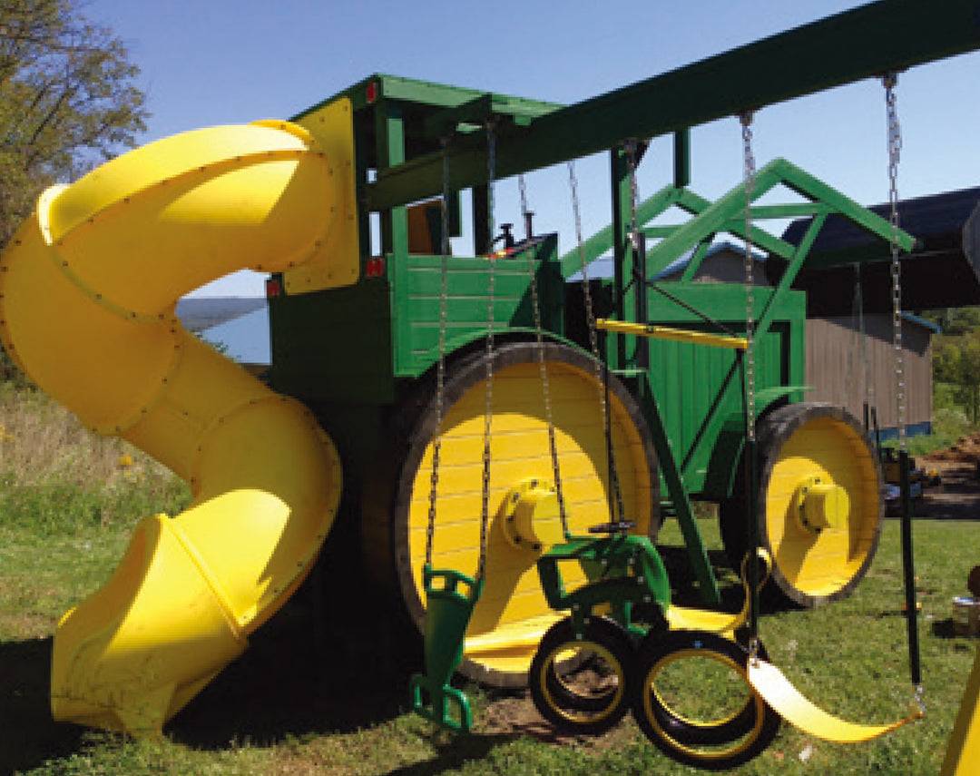 Kinzerbilt Wood Farm Big Green Tractor 1800