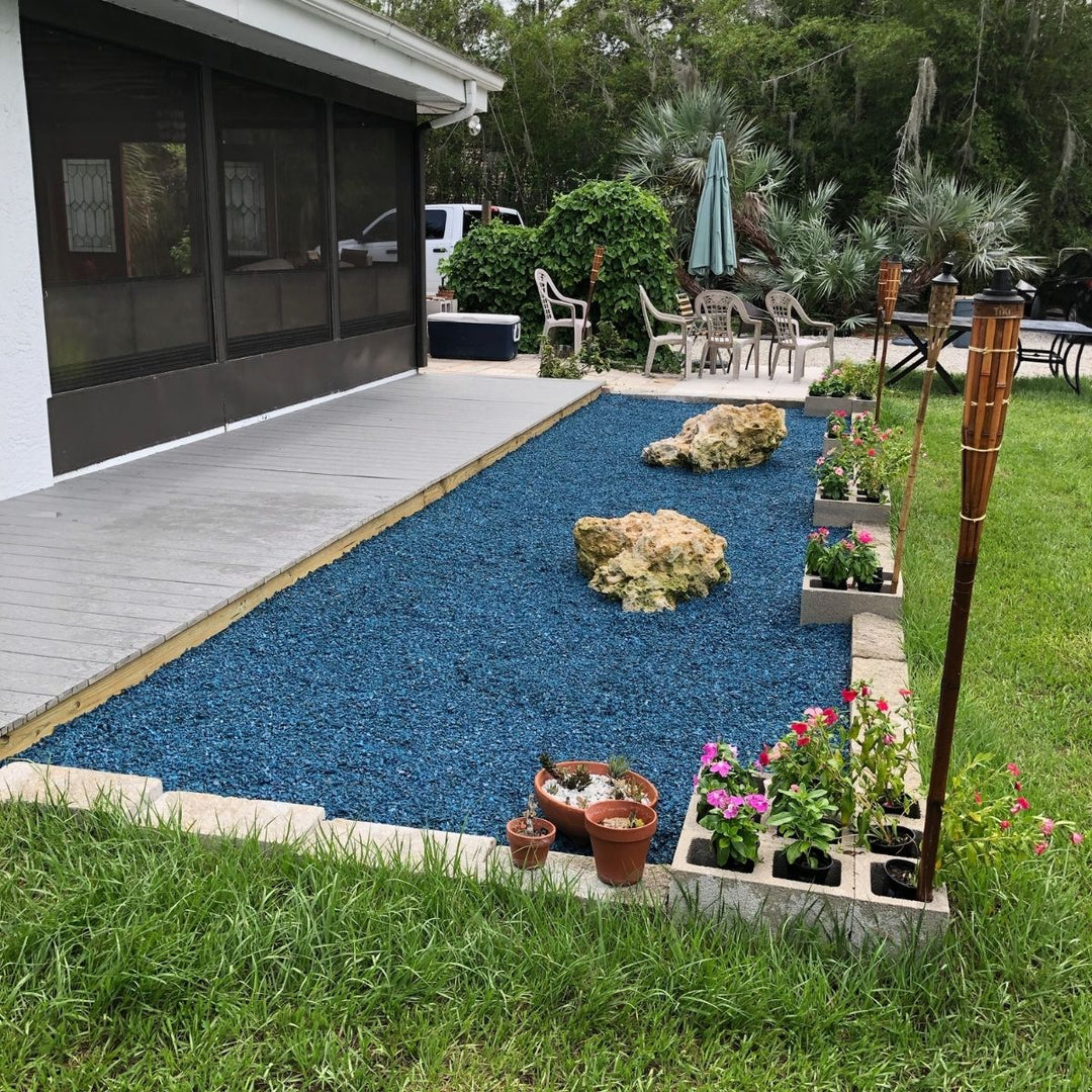 Rubber Mulch Landscape Rubber Mulch | Blue BLU-MULCH