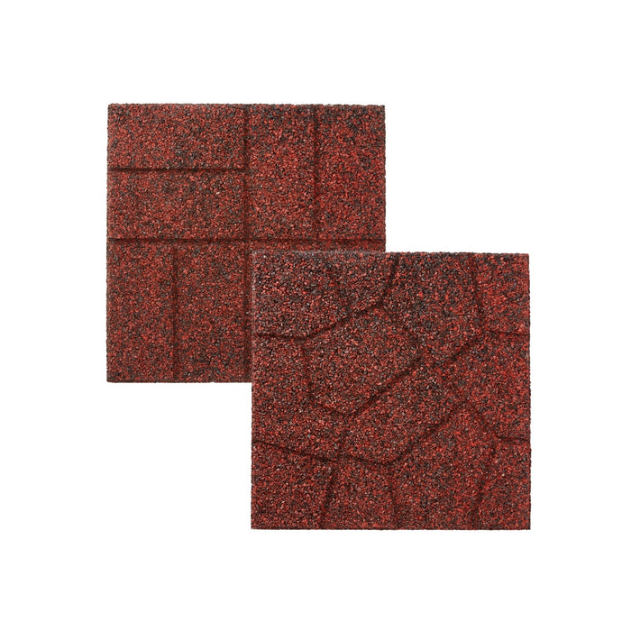 IMC Outdoor Living GroundSmart 16” x 16” x ¾” Dual-Sided Rubber Paver