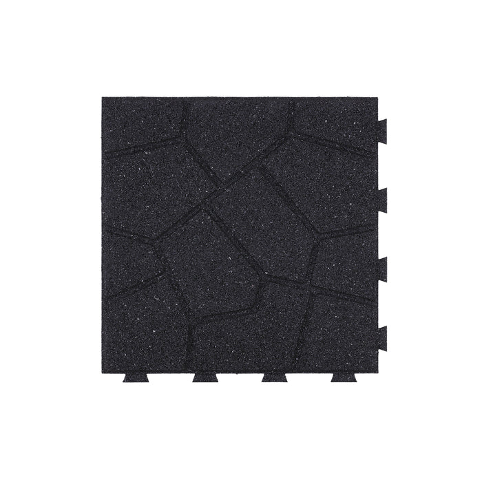 IMC Outdoor Living GroundSmart 16” x 16” Smartloc Stone Rubber Pavers
