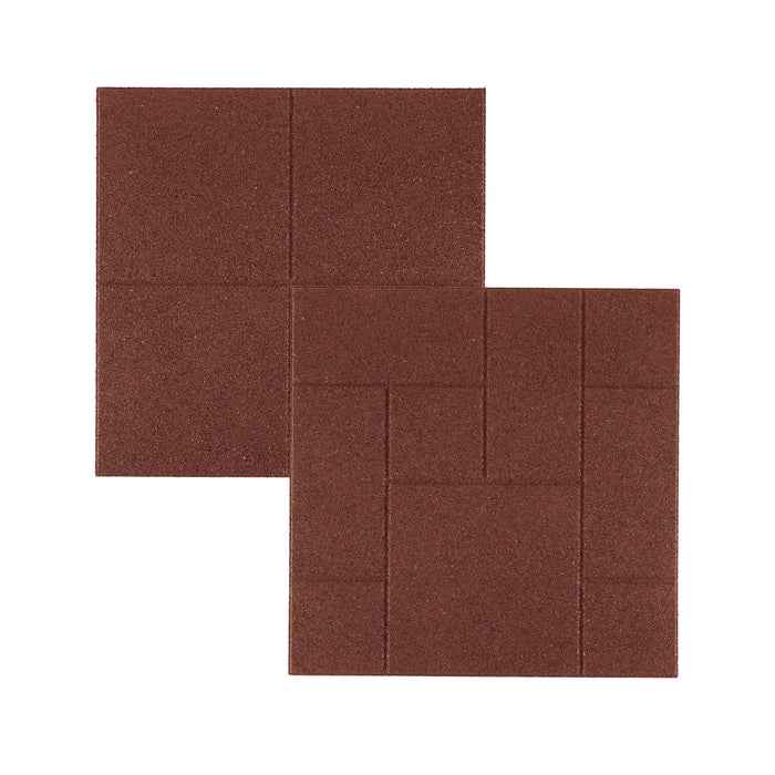 IMC Outdoor Living GroundSmart 24” x 24” x 5/8” Dual-Sided Rubber Paver