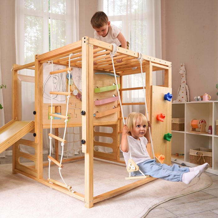 Avenlur Alpine Adventure Indoor Play Gym – Climber, Slide & Kids Activity Set AVNLR-ALPINE-SEA