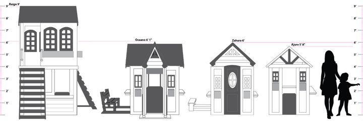 2MamaBees Reign Two Story Playhouse