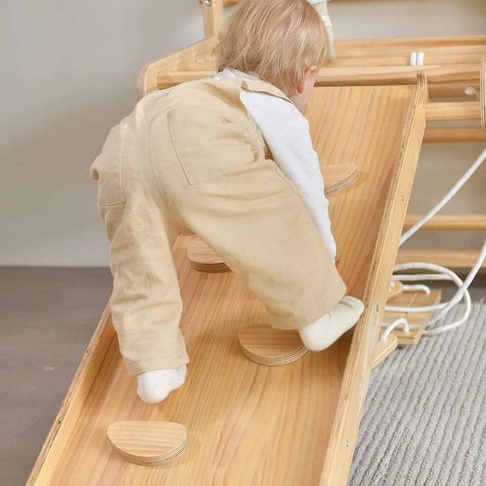 Avenlur Neem Swedish Wall Ladder & Indoor Wooden Climber for Kids – Home Gym Playset AVNLR-NEEM