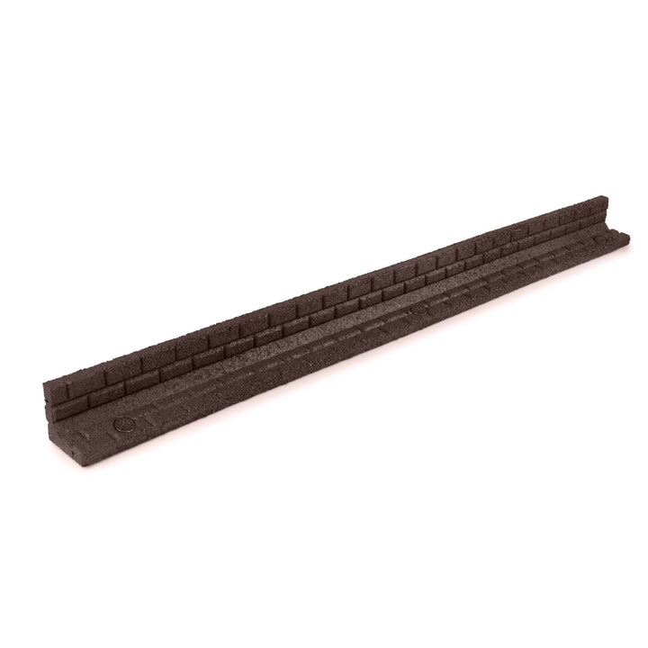 Rubber Mulch L Shape Rubber Border - Brick DCBFE4