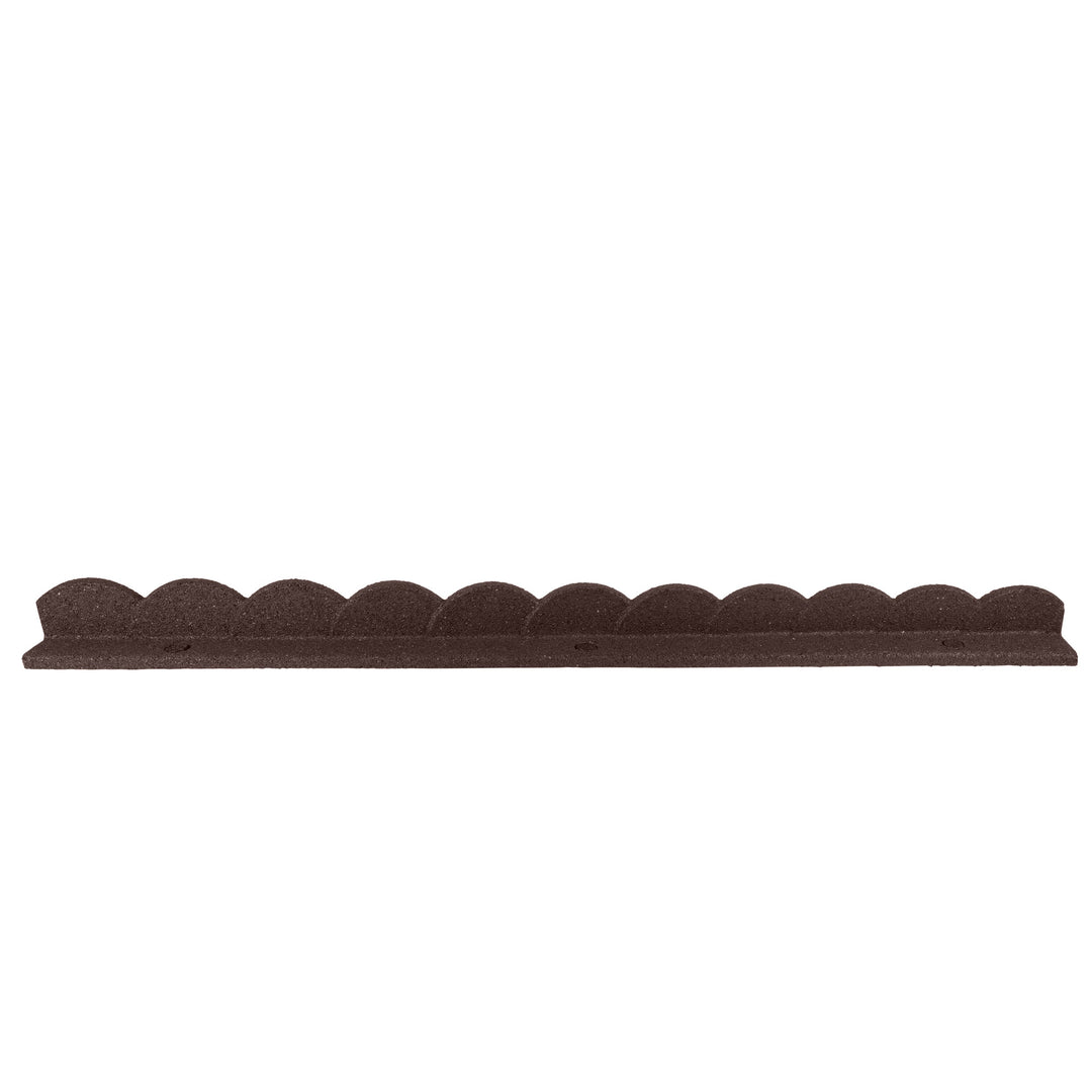 Rubber Mulch L Shape Rubber Border- Scalloped