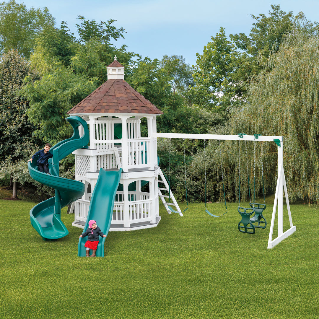 Kinzerbilt Backyard Vinyl 8x8 Octagon Playset 219