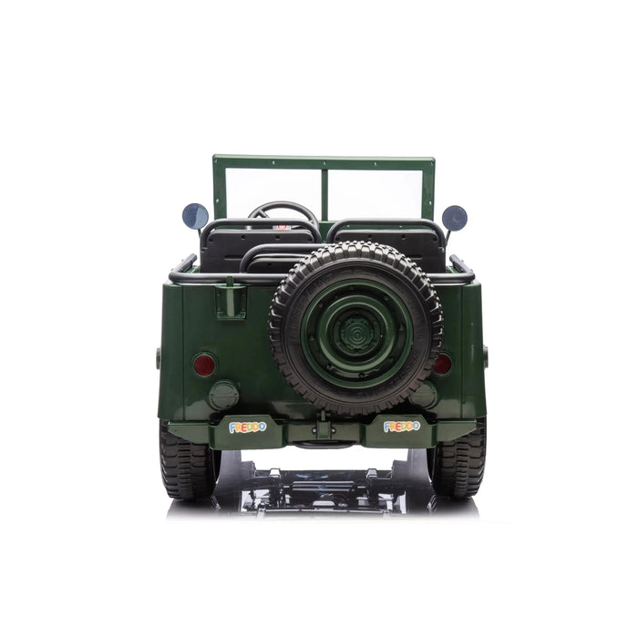 Freddo Toys 24V Freddo Military Willy Truck 3 Seater Electric Ride on FR9779