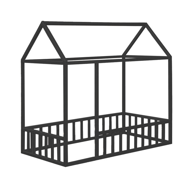 2MamaBees Montessori House Bed with Rails Custom Color