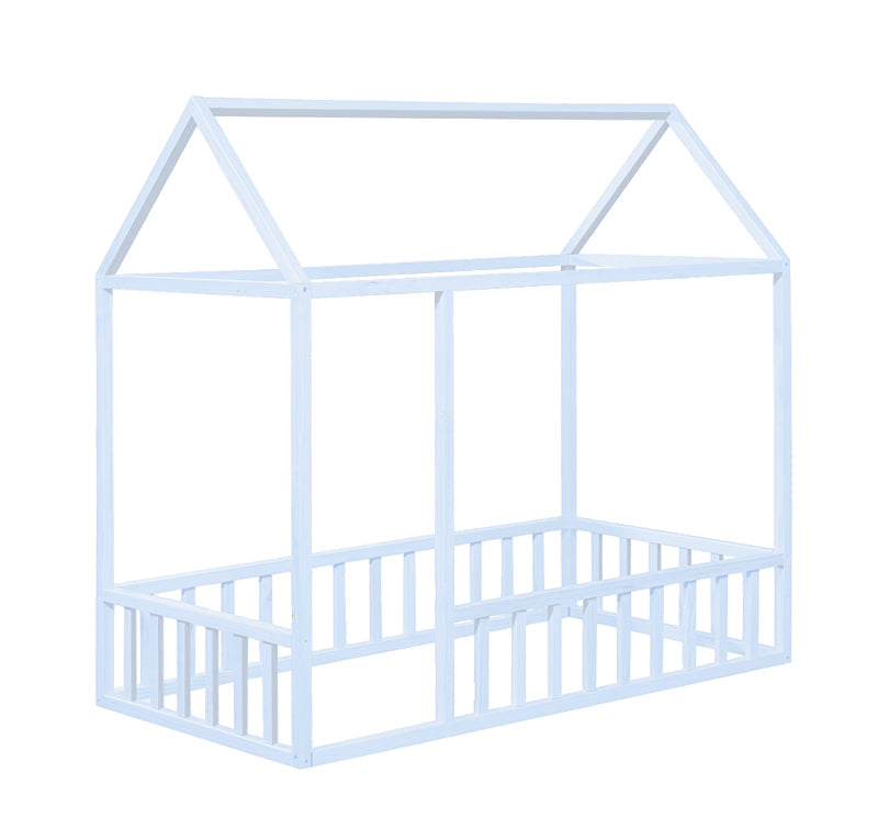 2MamaBees Montessori House Bed with Rails Custom Color