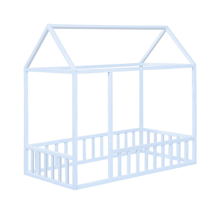 2MamaBees Montessori House Bed with Rails Custom Color