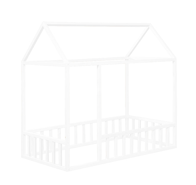 2MamaBees Montessori House Bed with Rails Custom Color