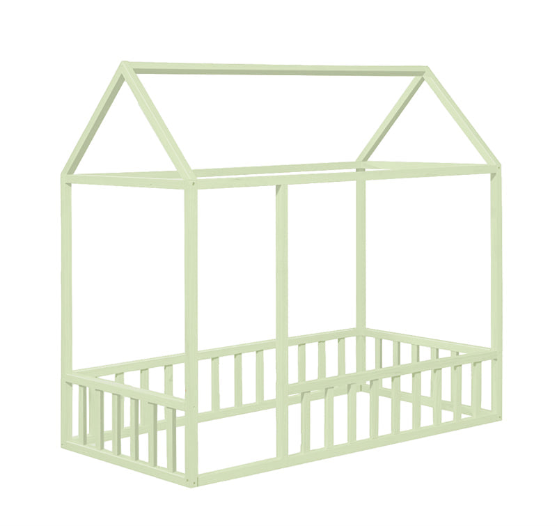 2MamaBees Montessori House Bed with Rails Custom Color