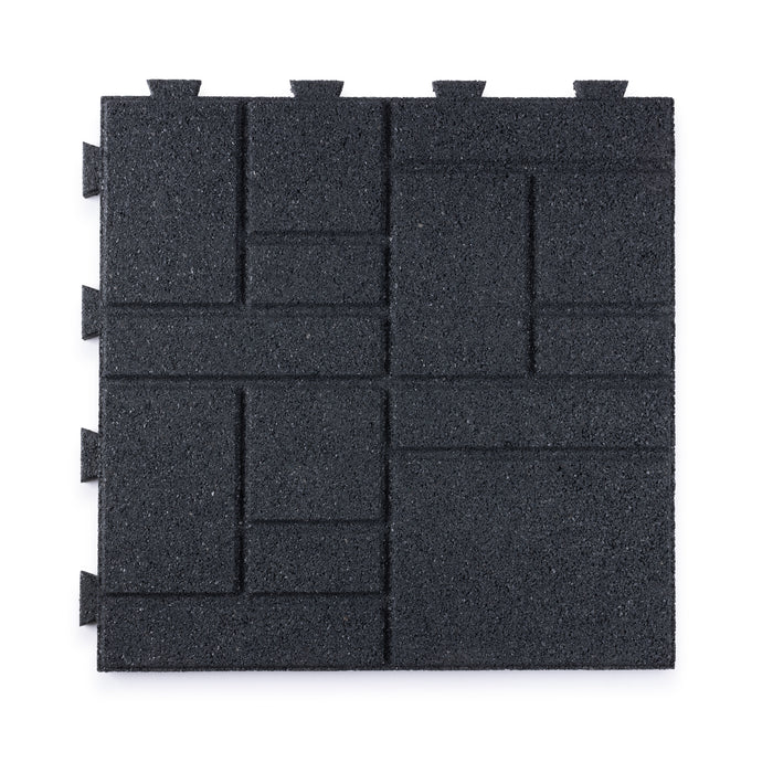 IMC Outdoor Living GroundSmart 16” x 16” Smartloc SquareScape Rubber Pavers
