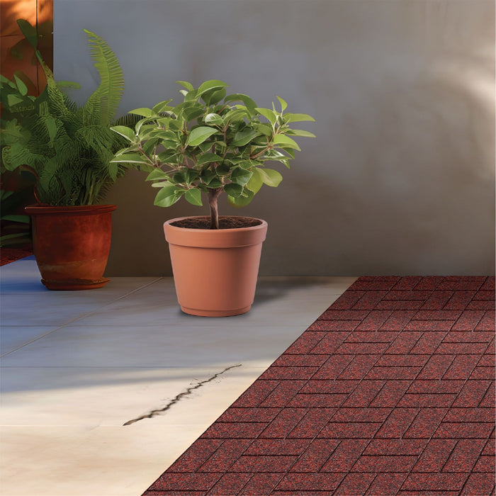 IMC Outdoor Living GroundSmart 16” x 16” x ¾” Dual-Sided Rubber Paver