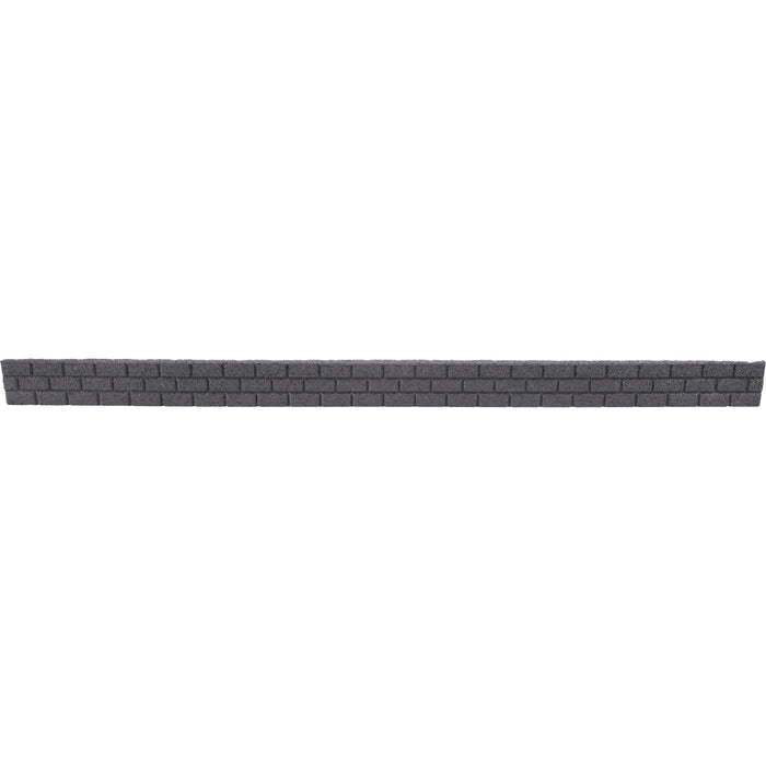 Rubber Mulch L Shape Rubber Border - Brick DCBFE4