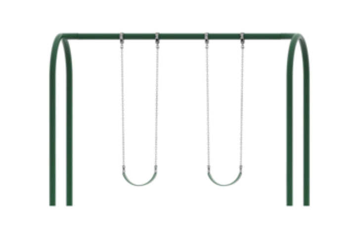 Wisdom 3.5 Inch Metal Post Arch Swing Set AS-350801, AS-350802, AS-350803, AS-350804