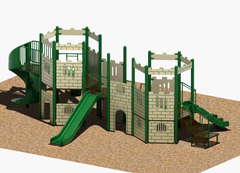 SportsPlay Castle and Castle Jr Modular Playground 911-235B, 911-135B