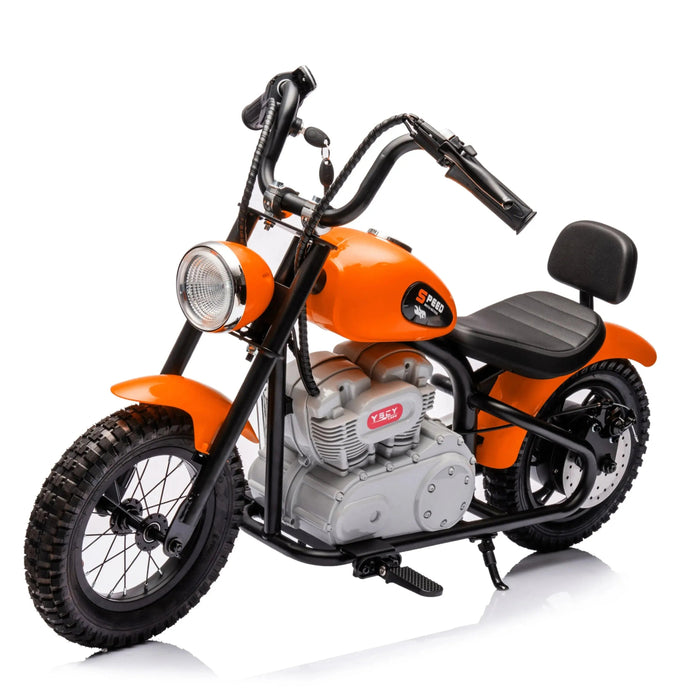 Freddo Toys 36V Freddo E-Chopper, Leather Seat, Rubber Air Wheels, Brushless Motor FR6446