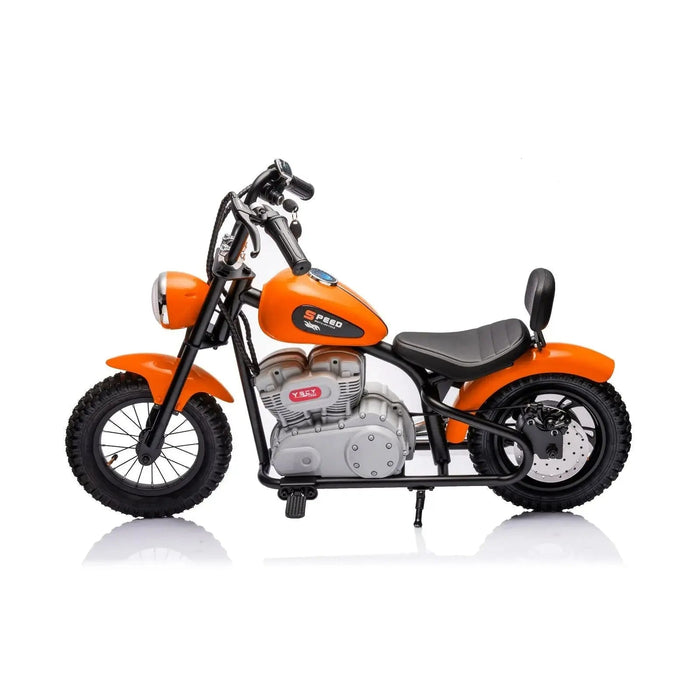 Freddo Toys 36V Freddo E-Chopper, Leather Seat, Rubber Air Wheels, Brushless Motor FR6446